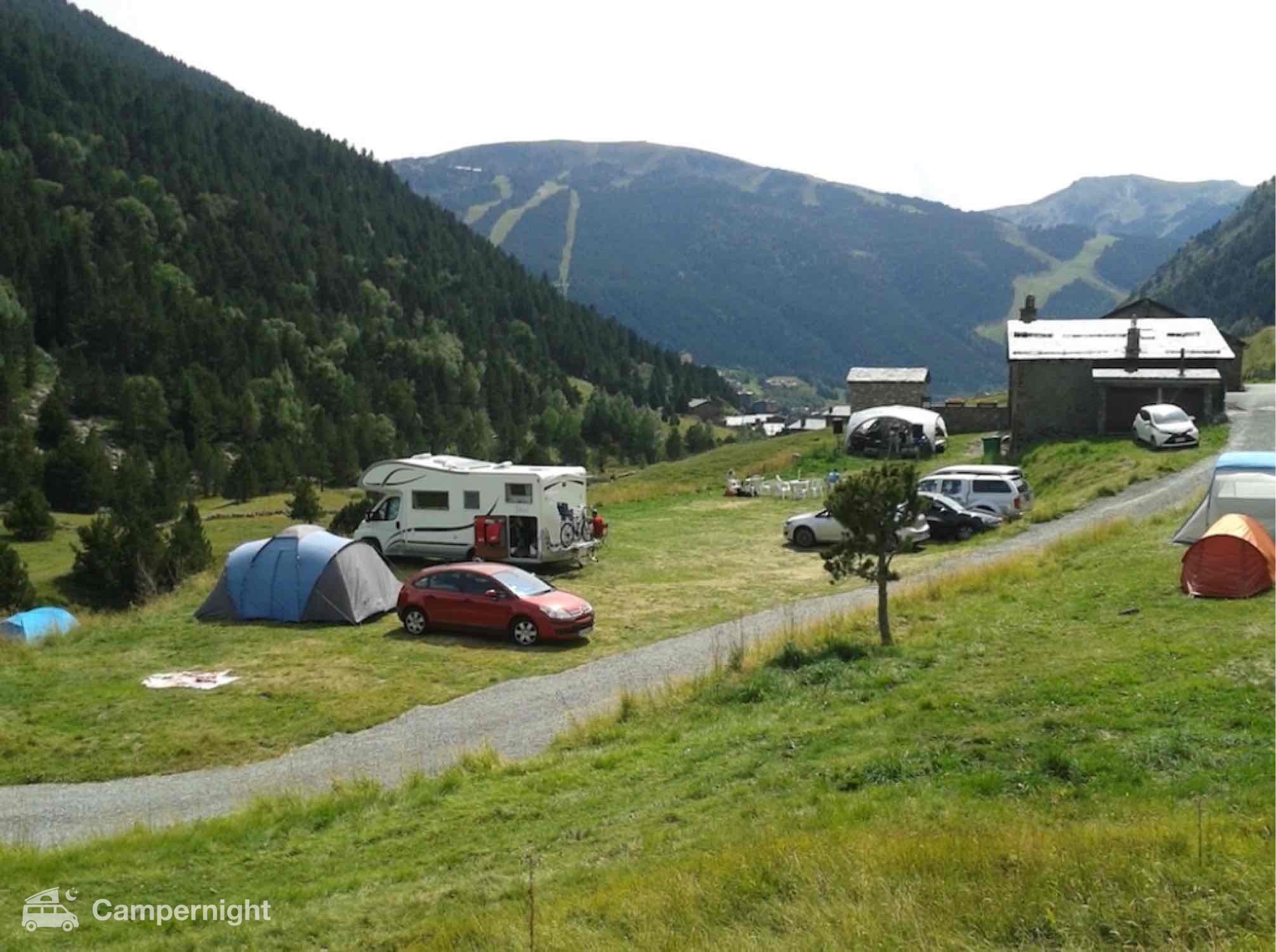 Zona acampada Font de Ferrosins
